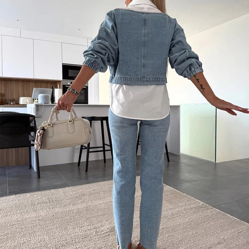 Dames skinny jeans met hoge taille en comfortabele stretch – LIVIA SCULPT - Glamorix
