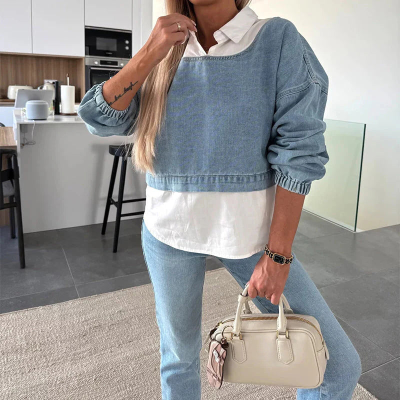 Dames skinny jeans met hoge taille en comfortabele stretch – LIVIA SCULPT - Glamorix