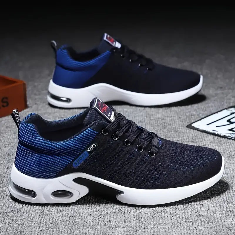 Herensneaker met ademend bovenwerk en dempende zool – FENRICK AIRSTEP - Glamorix
