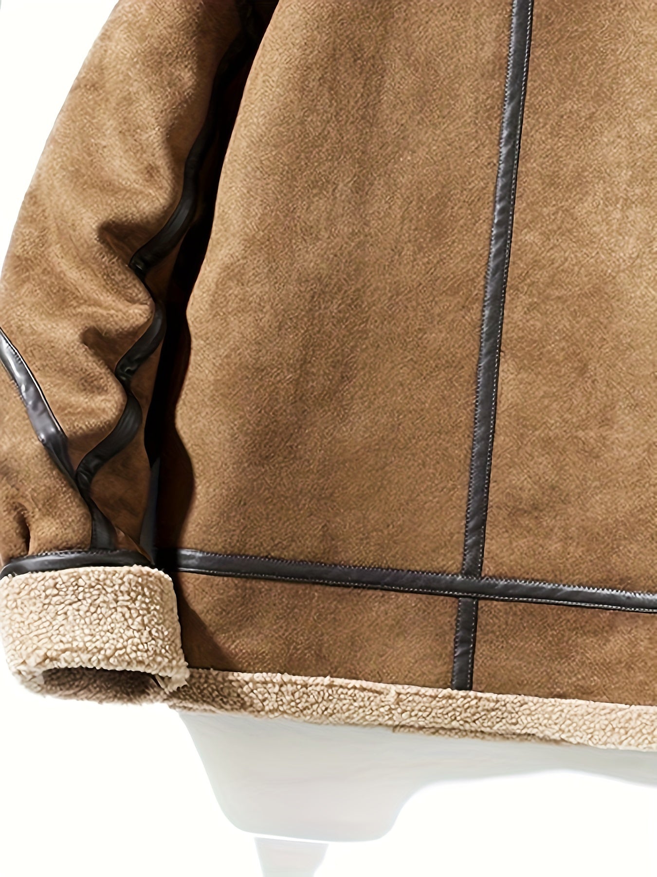 DANTE - Warme herenshearling jas met luxe uitstraling