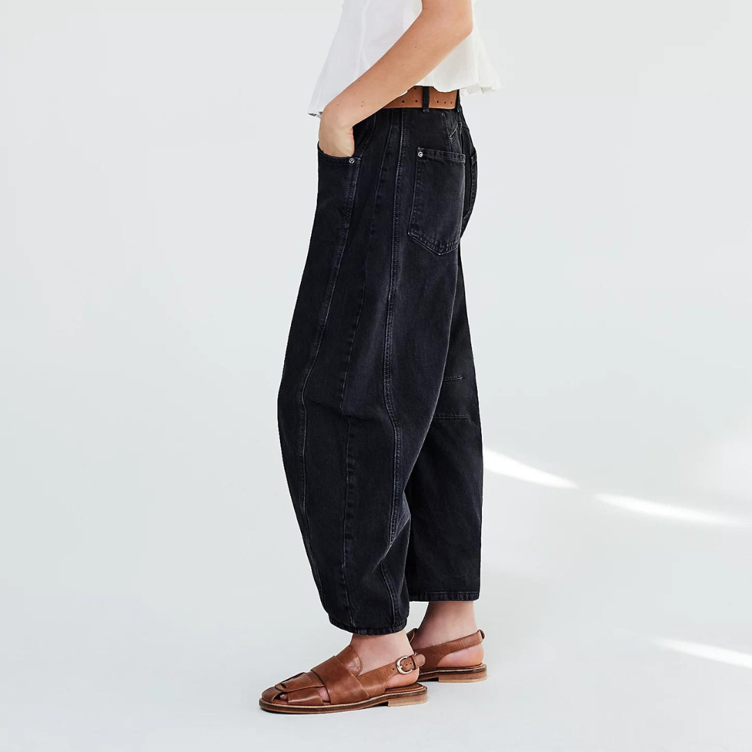Dames jeans met rechte pijp en comfortabele pasvorm – RENZA STRAIGHT - Glamorix