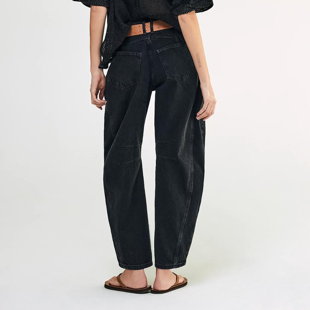 Dames jeans met rechte pijp en comfortabele pasvorm – RENZA STRAIGHT - Glamorix