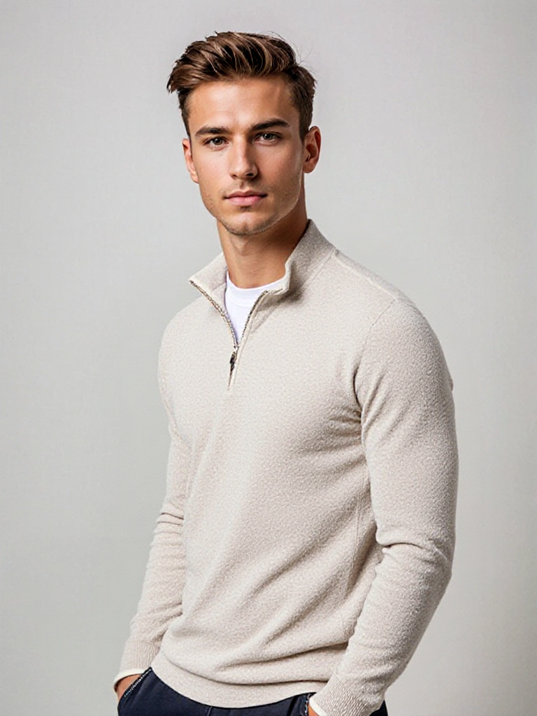 Trui pullover met V-hals voor heren - Thomas - Glamorix