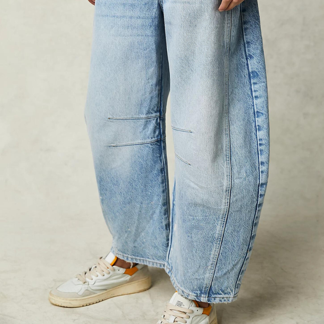 Dames jeans met rechte pijp en comfortabele pasvorm – RENZA STRAIGHT - Glamorix
