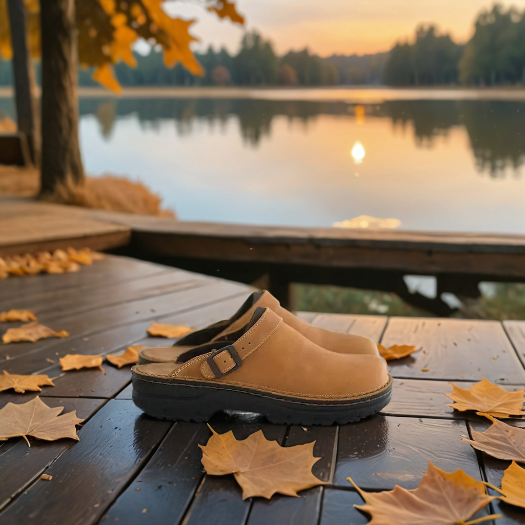 Orthopedische leren pantoffels voor dames – ViventiaHome - Glamorix