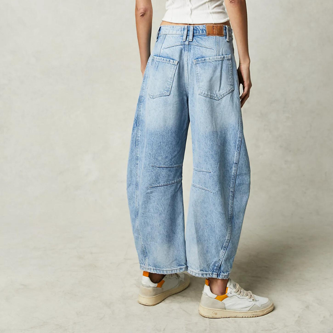 Dames jeans met rechte pijp en comfortabele pasvorm – RENZA STRAIGHT - Glamorix