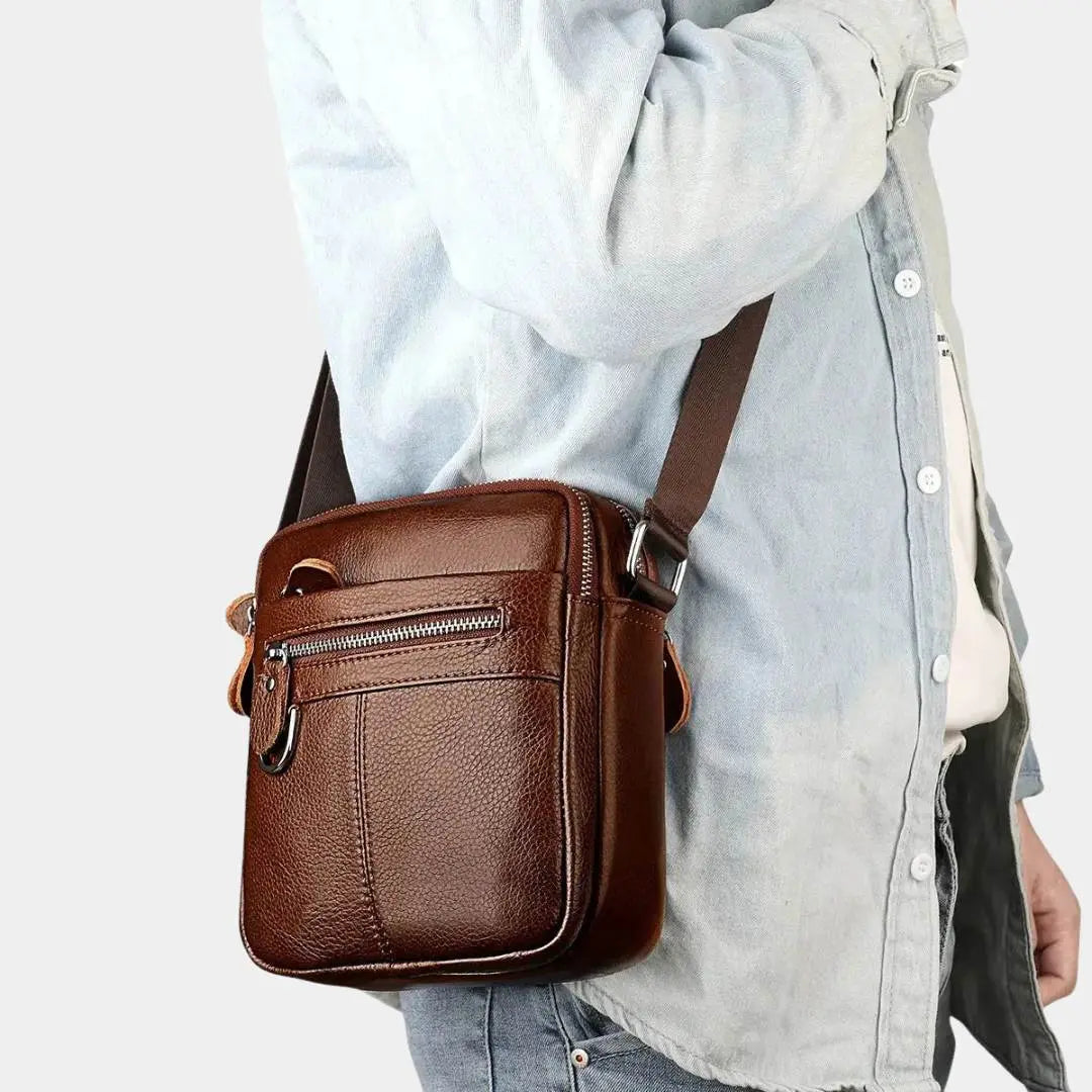 DEXTER – Heren crossbodytas met slimme indeling en stoere look