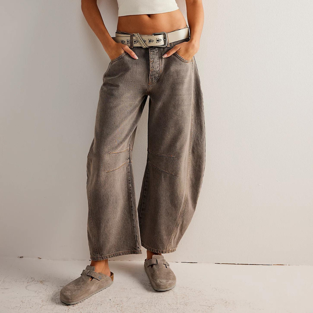 Dames jeans met rechte pijp en comfortabele pasvorm – RENZA STRAIGHT - Glamorix