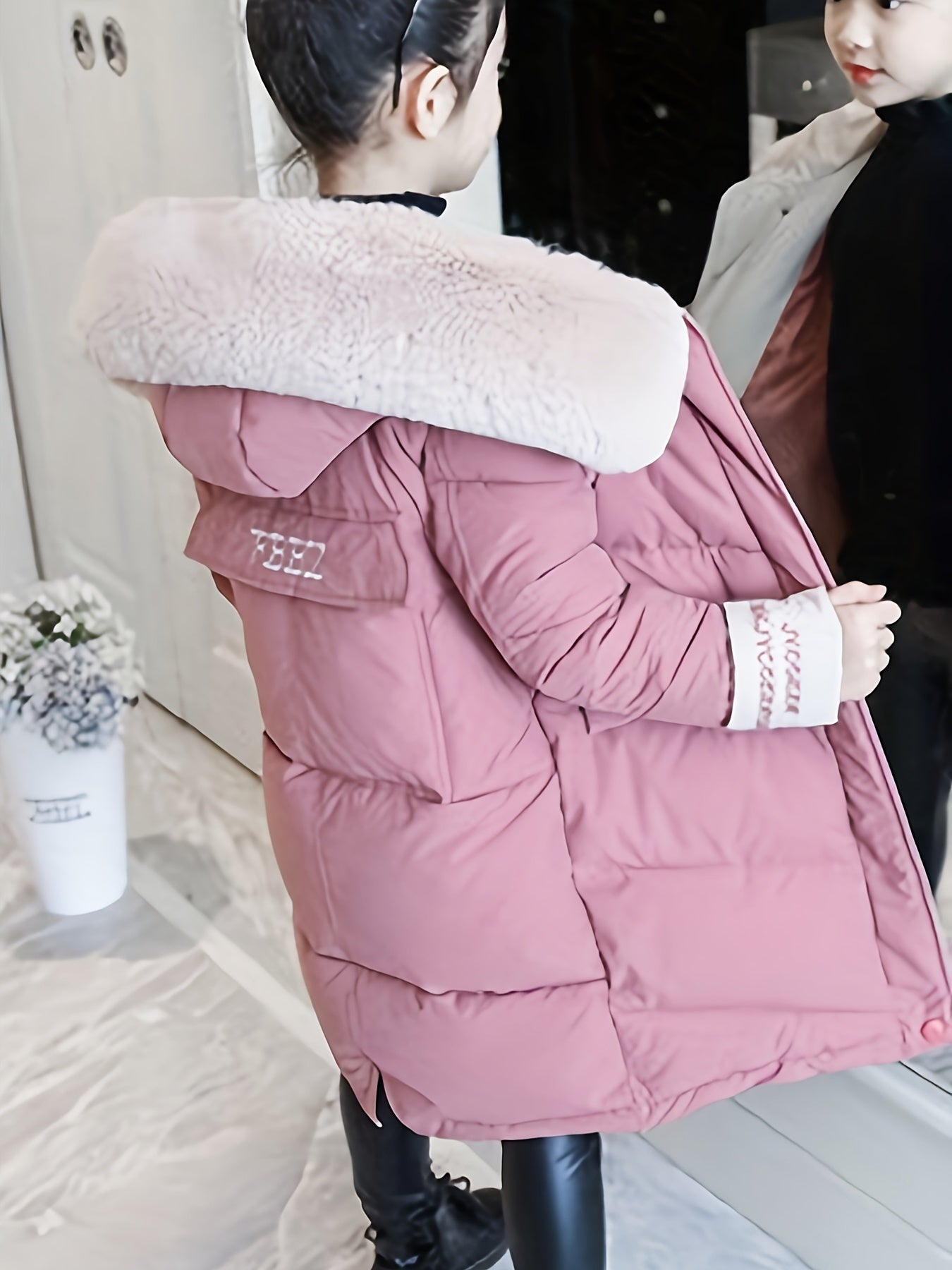 Vernice - Lange Winterjas met Capuchon voor Meisjes