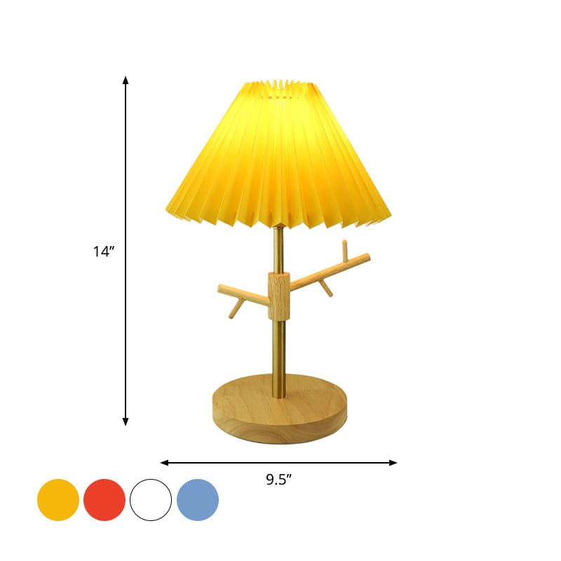 NORDIGLOW - Nordic vouwbare nachtkastlamp met ornamentenplank