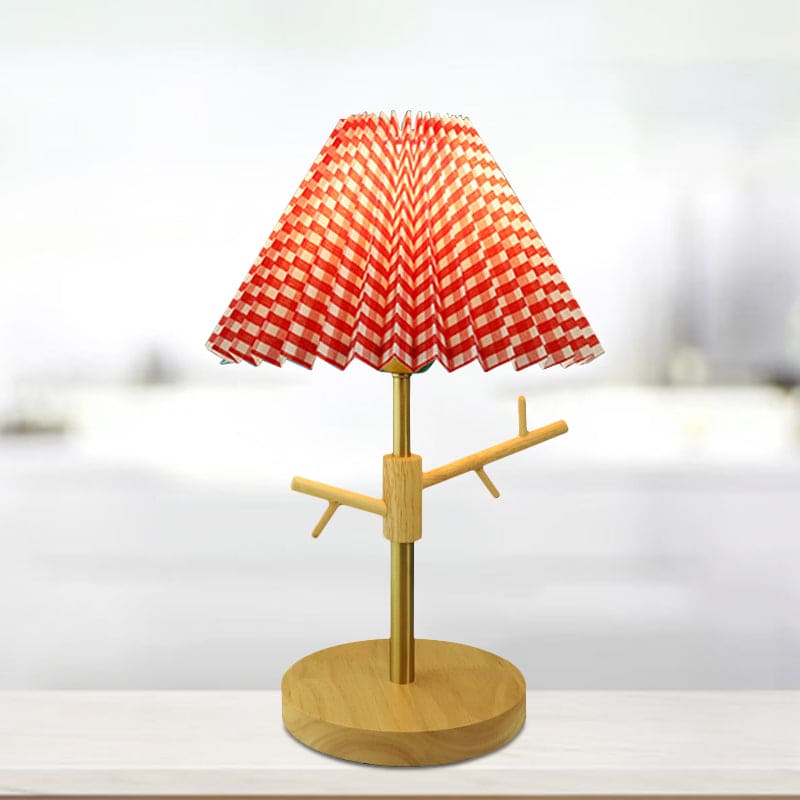 NORDIGLOW - Nordic vouwbare nachtkastlamp met ornamentenplank