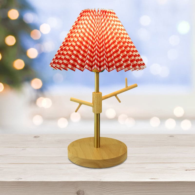 NORDIGLOW - Nordic vouwbare nachtkastlamp met ornamentenplank