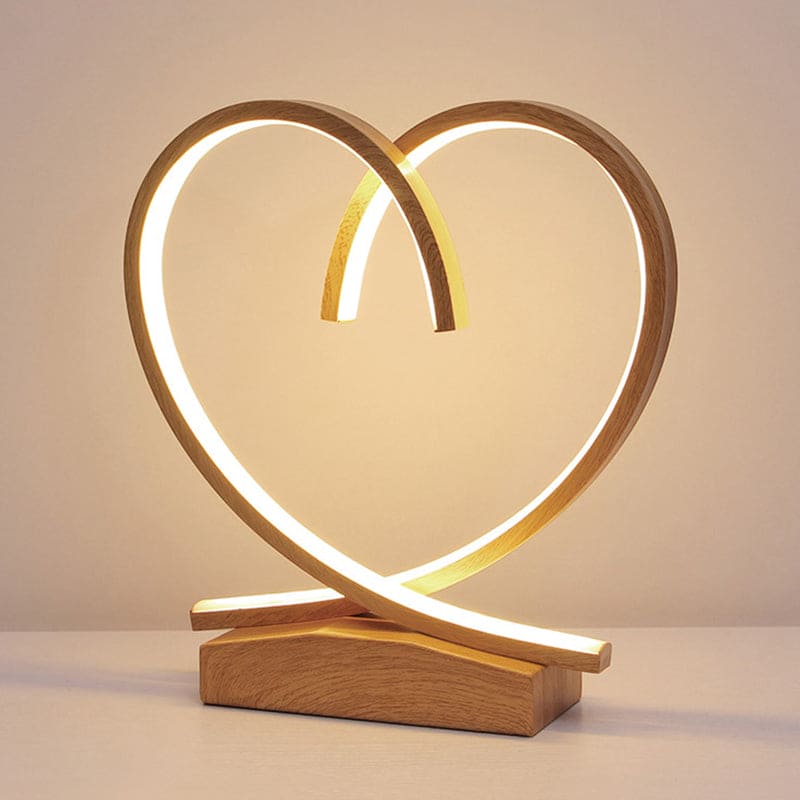 LOVETREE - Houten nachtkastje met liefdevol hartdesign