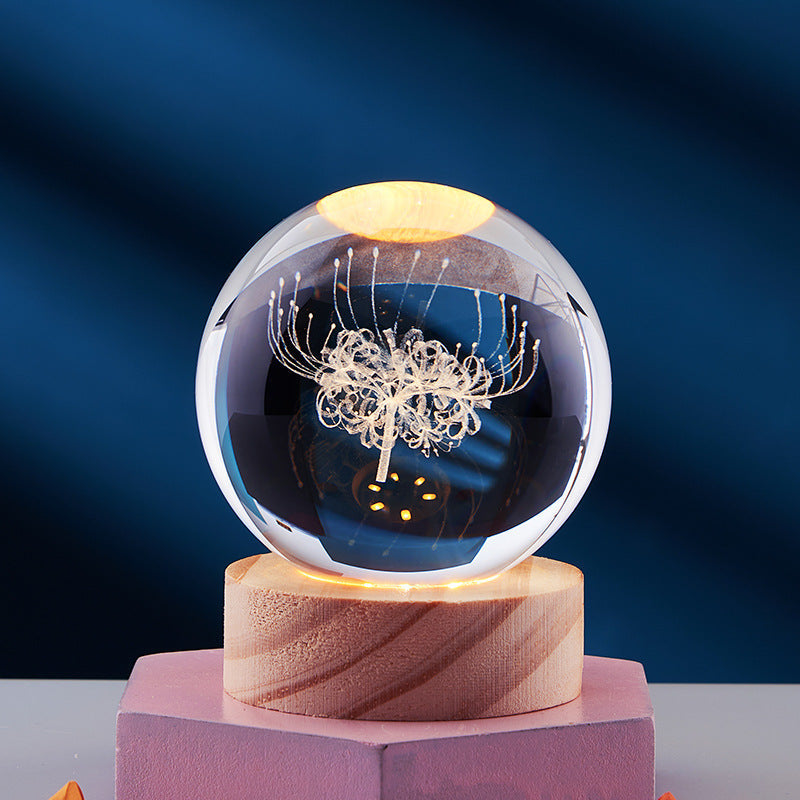 Sfeervolle 3D nachtlamp met elegant design en kleurverlichting – LUNOVA DreamGlow - Glamorix