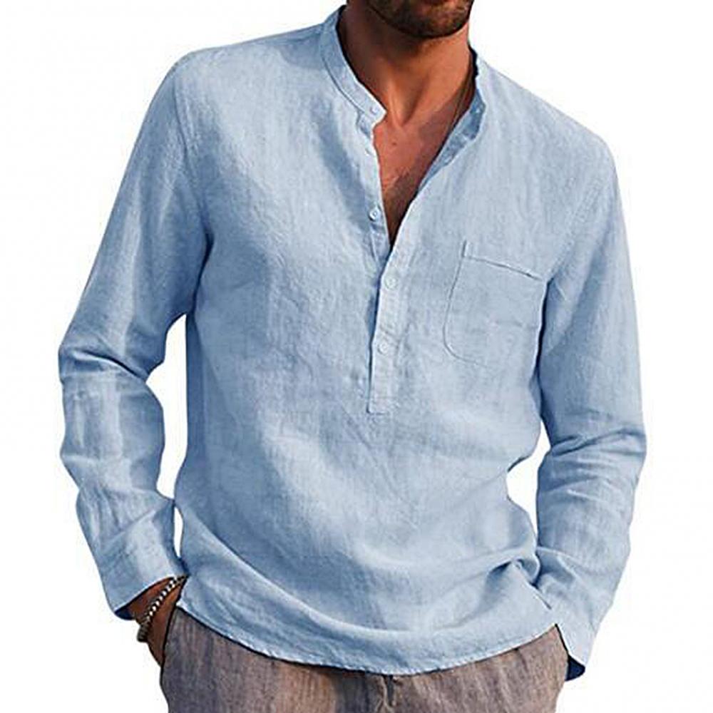 HARRISON - Casual herenoverhemd met lange mouwen