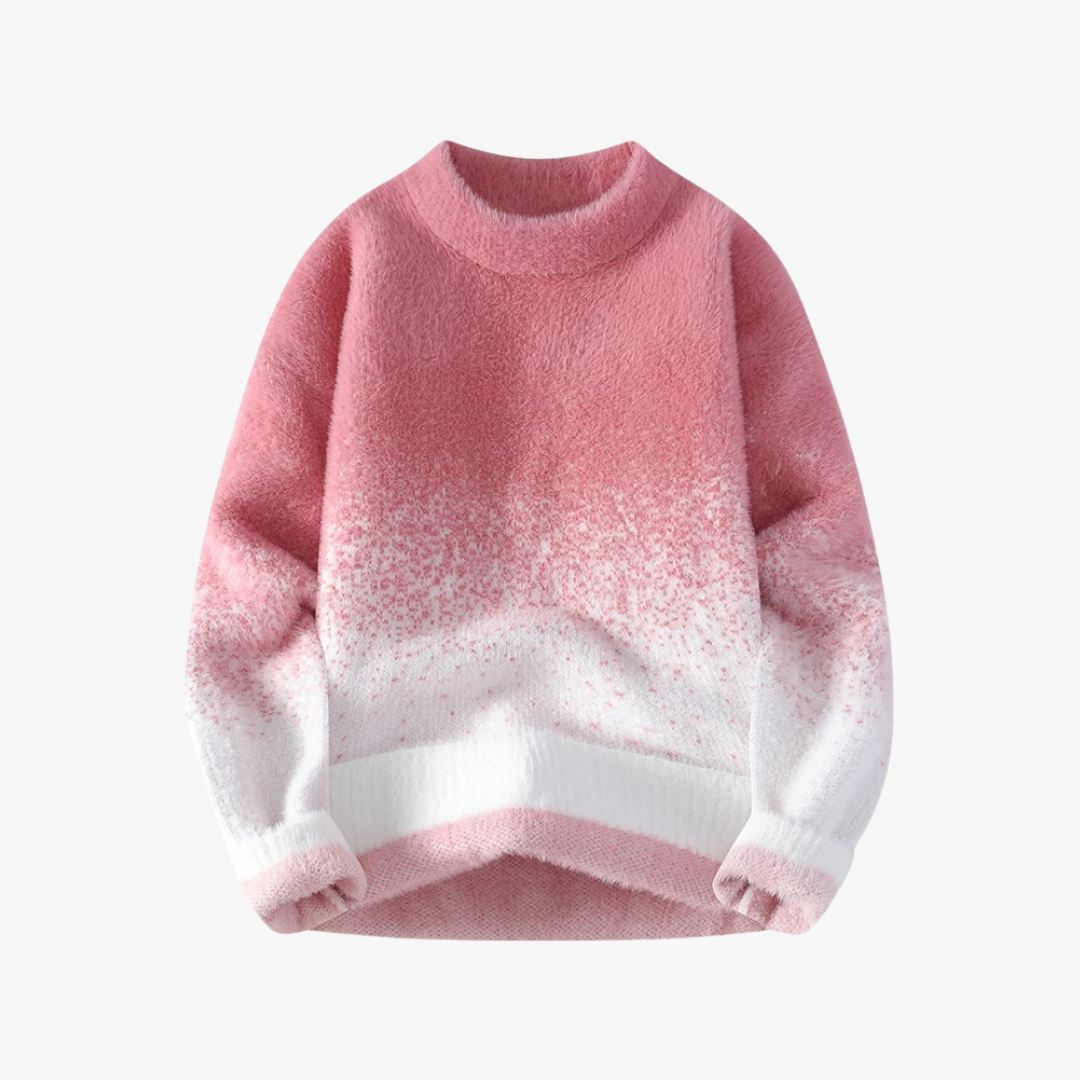 Oversized heren trui met kleurverloop en relaxed design – DRAEVEN - Glamorix