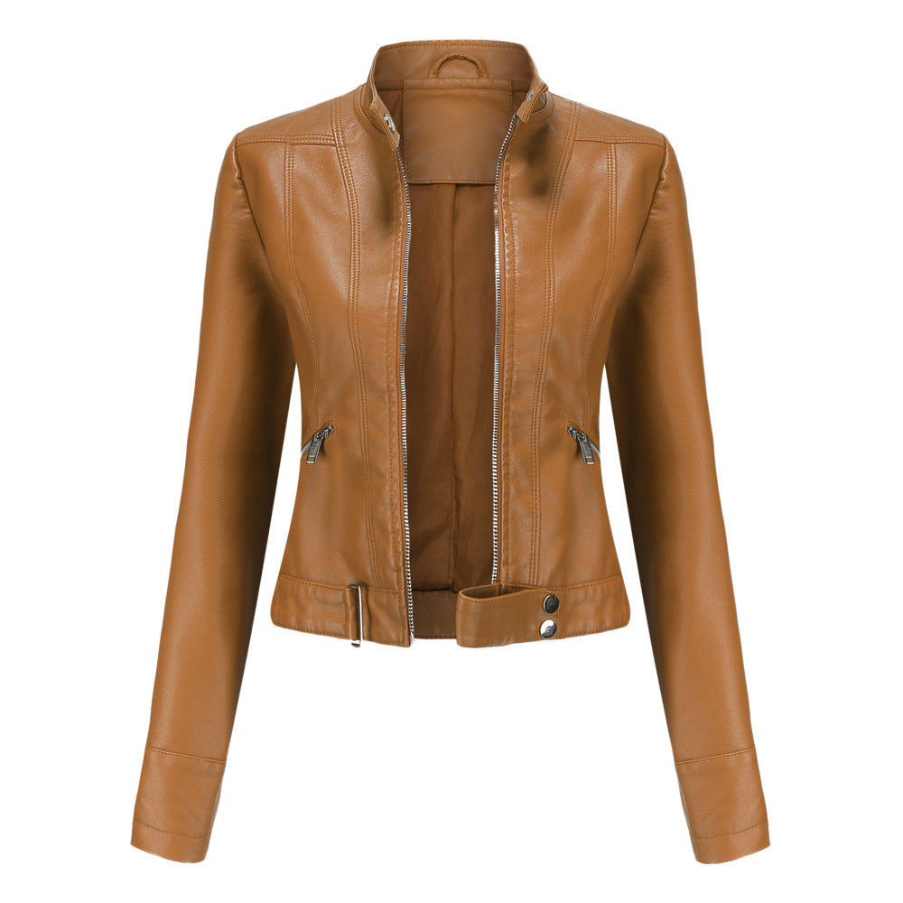 ZARAH - Stijlvolle faux-leren motojas voor dames