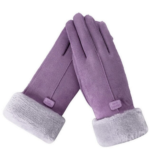 LILAC – Guantes de invierno cómodos y compatibles con pantalla táctil para mujer - Glamorix