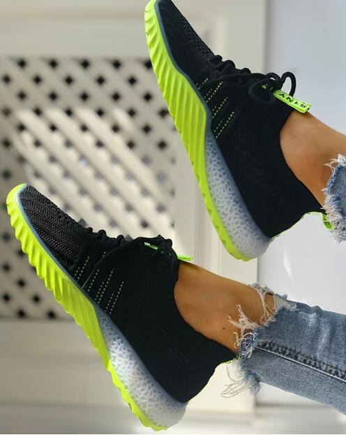 Trendy dames sneaker met kleurrijk design en orthopedisch comfort – ColorivaJoy - Glamorix