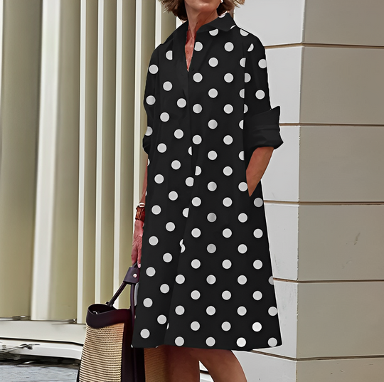 Lucille - Casual midi-jurk voor dames - Glamorix