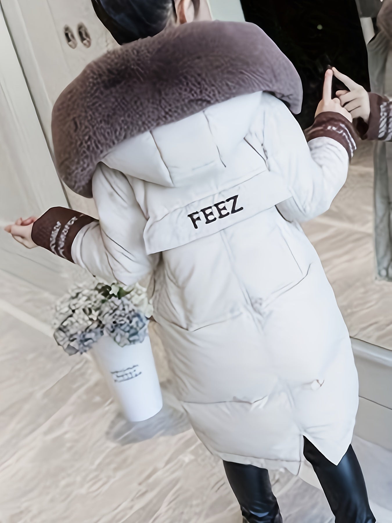 Vernice - Lange Winterjas met Capuchon voor Meisjes