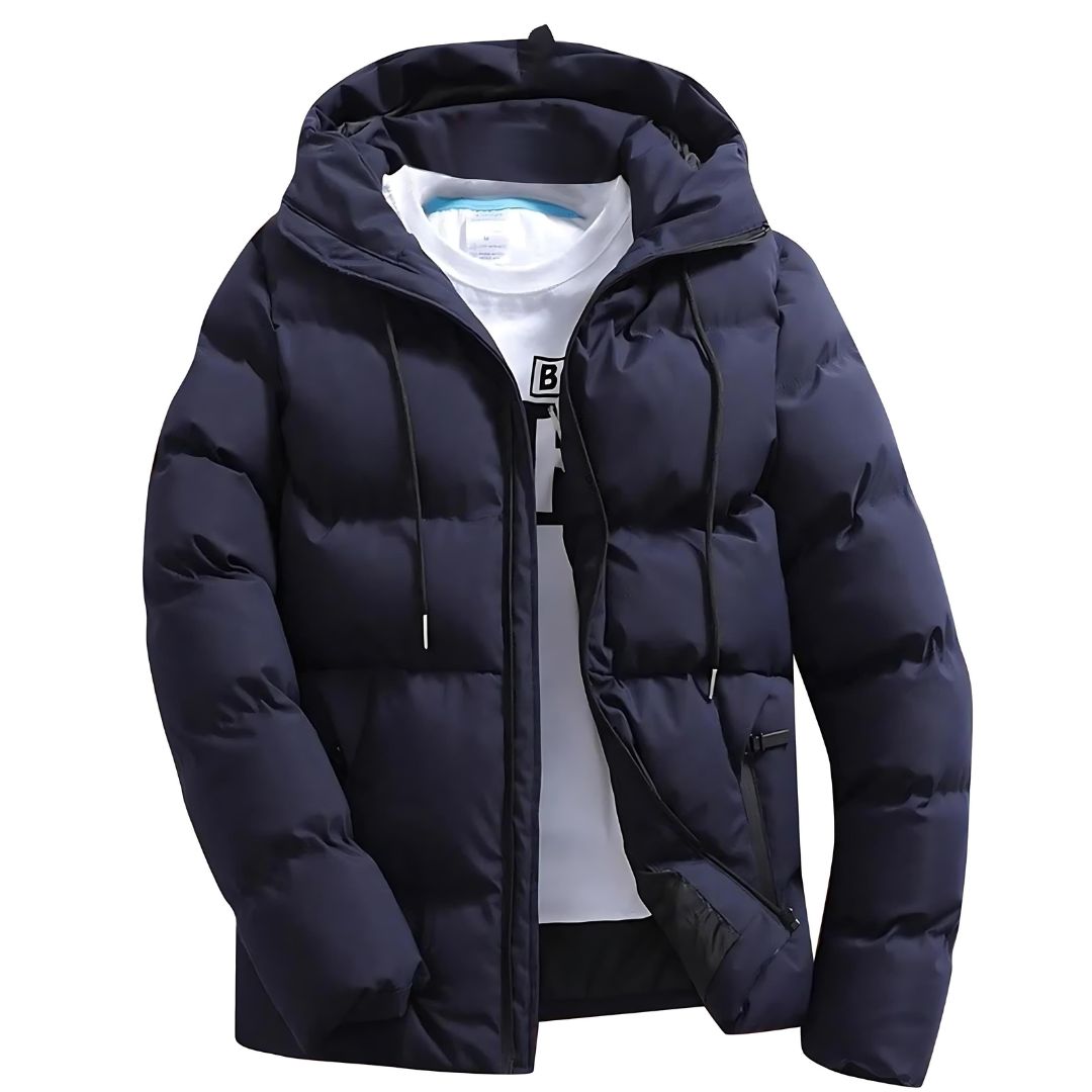 NORDIC SHIELD - Gewatteerd winterjack met capuchon voor heren