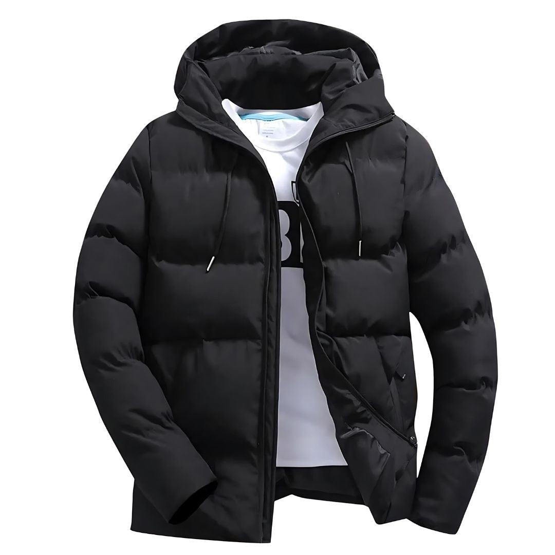 NORDIC SHIELD - Gewatteerd winterjack met capuchon voor heren