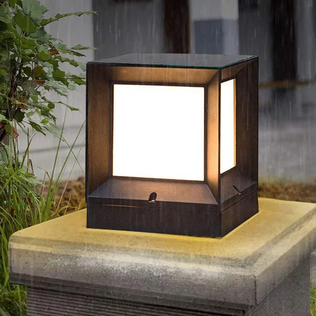 Moderne buitenlamp van aluminium in kubusdesign – LUMICUBE OUTDOOR - Glamorix