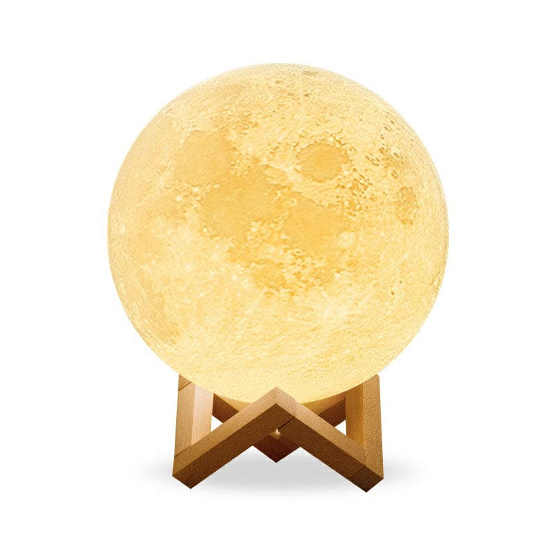 LUNARIA - Tafellamp met maanbol van kunststof voor sfeervolle verlichting