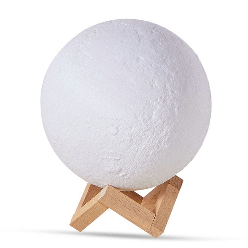 LUNARIA - Tafellamp met maanbol van kunststof voor sfeervolle verlichting