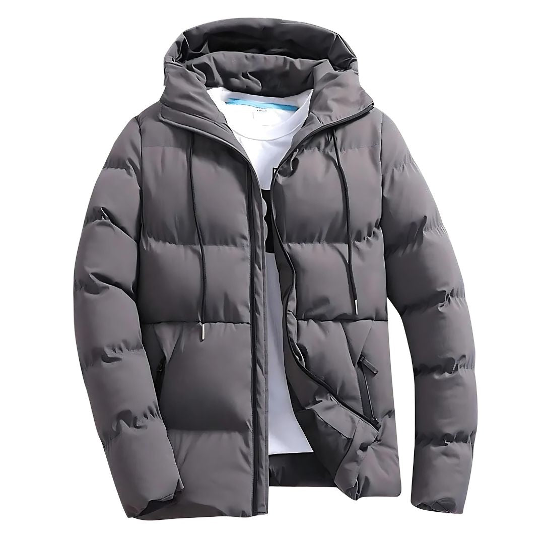 NORDIC SHIELD - Gewatteerd winterjack met capuchon voor heren