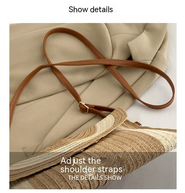 Handgemaakte geweven strandtas voor dames – Solenya BeachWeave - Glamorix