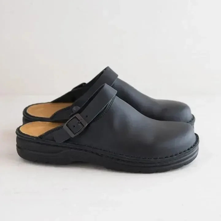 Orthopedische leren pantoffels voor dames – ViventiaHome - Glamorix