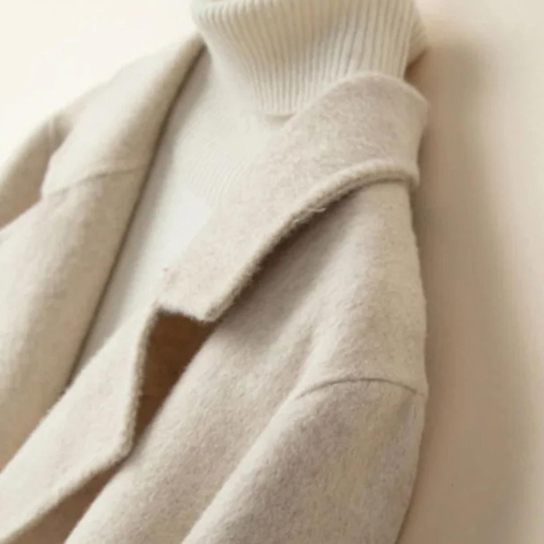 ELARA - Klassieke korte wollen jas voor een elegante look