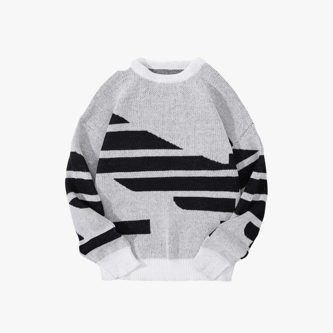 Oversized heren trui van grof breisel met moderne look – ELYON - Glamorix