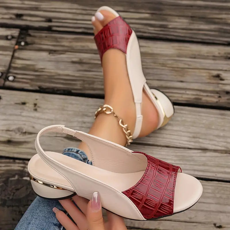 ARELLA – Leren dames sandalen met verfijnde afwerking en ultiem comfort