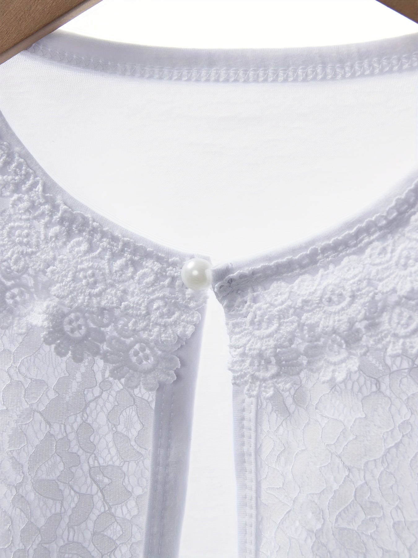 EMMA - Meisjes vest met kanten details