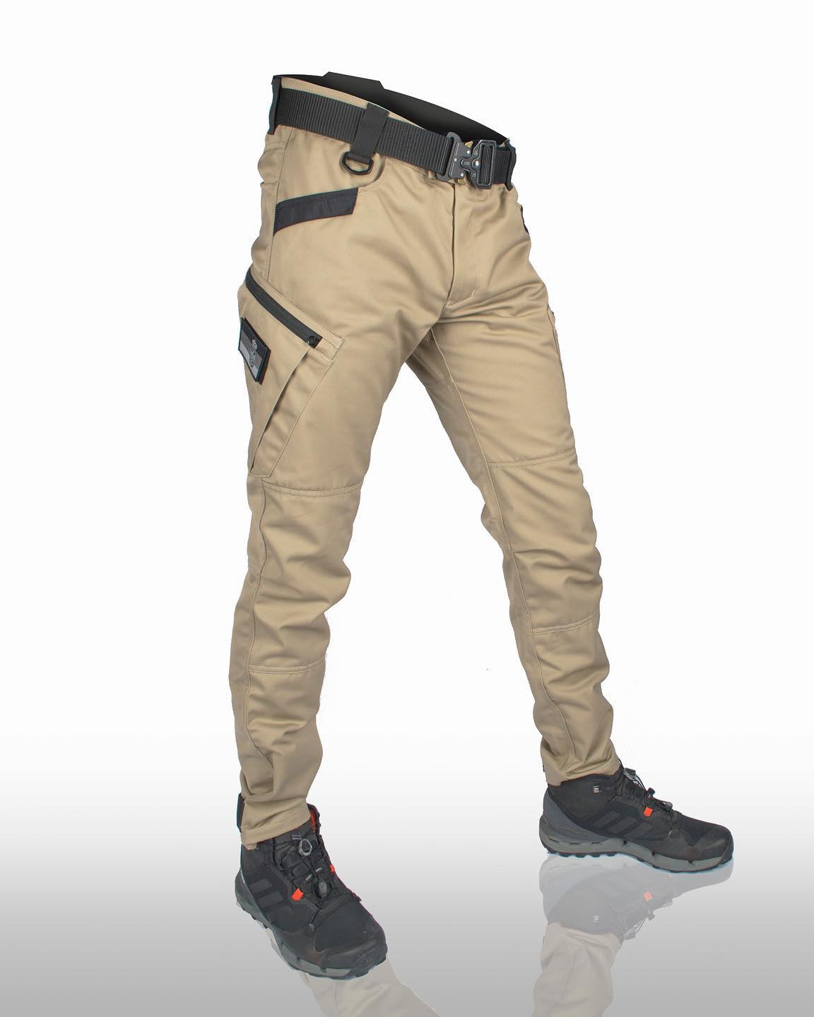 Tactische herenbroek met ritszakken en verstevigde knieën – VIGORFORCE XT - Glamorix