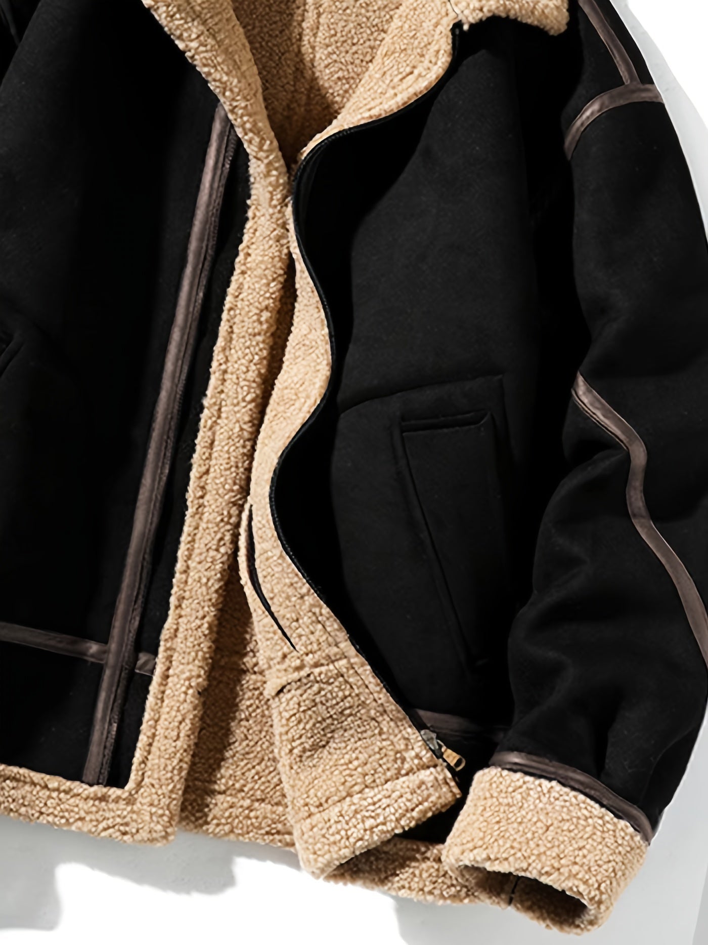 DANTE - Warme herenshearling jas met luxe uitstraling