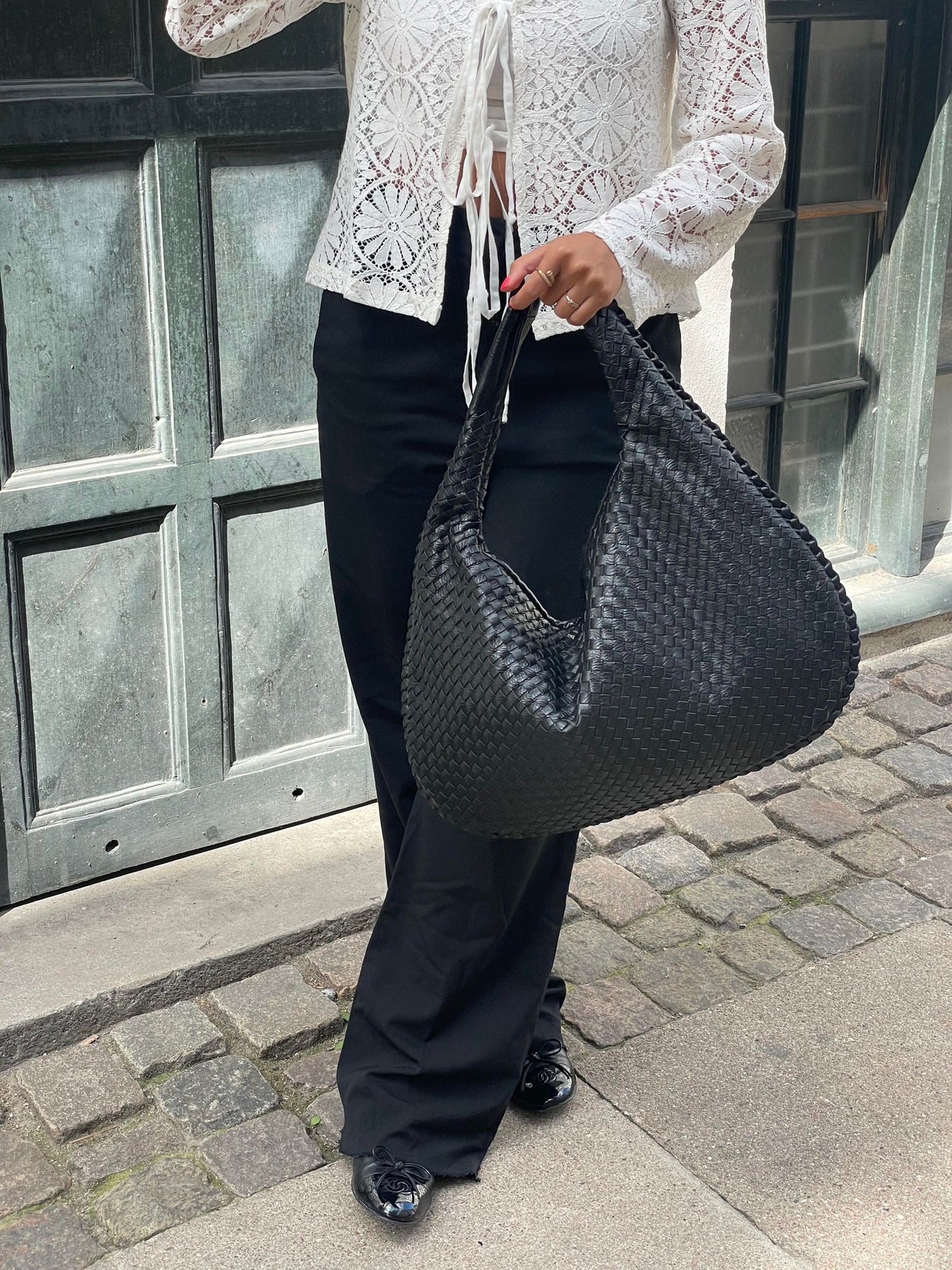ELISE - Geweven hobo-tas voor dames met een stijlvolle twist
