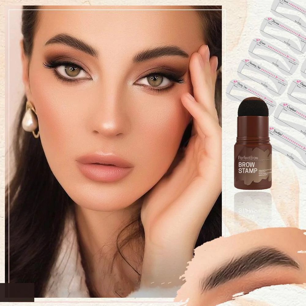 BROWPERFECT - Stempel & Stencil Kit voor Perfecte Wenkbrauwen