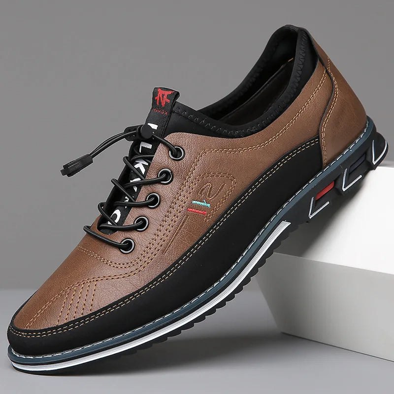 Handgemaakte leren herenschoenen met klassieke afwerking – ValdenCraft Oxford - Glamorix