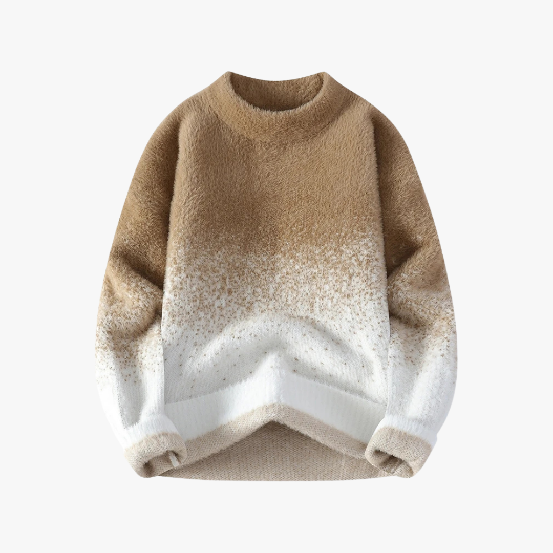 Oversized heren trui met kleurverloop en relaxed design – DRAEVEN - Glamorix