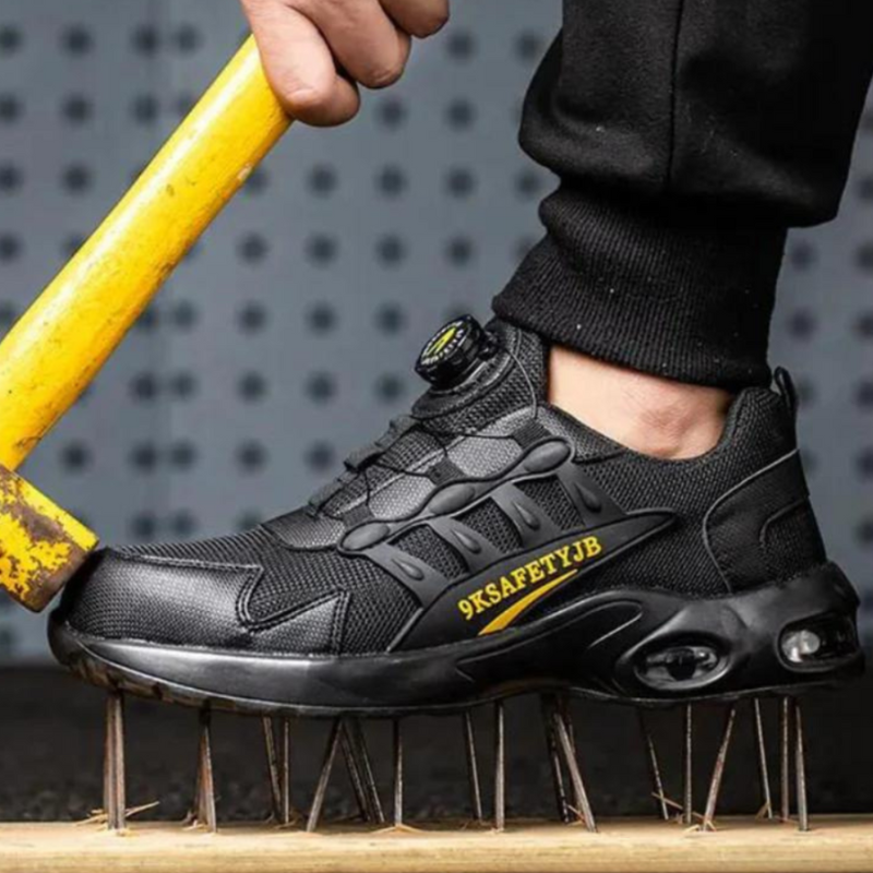 Beschermende veiligheidsschoenen met stalen neus en antislipzool – DURASHIELD CORE - Glamorix