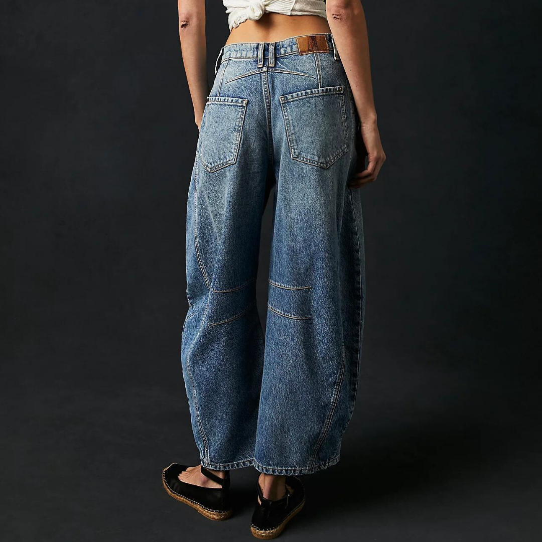 Dames jeans met rechte pijp en comfortabele pasvorm – RENZA STRAIGHT - Glamorix