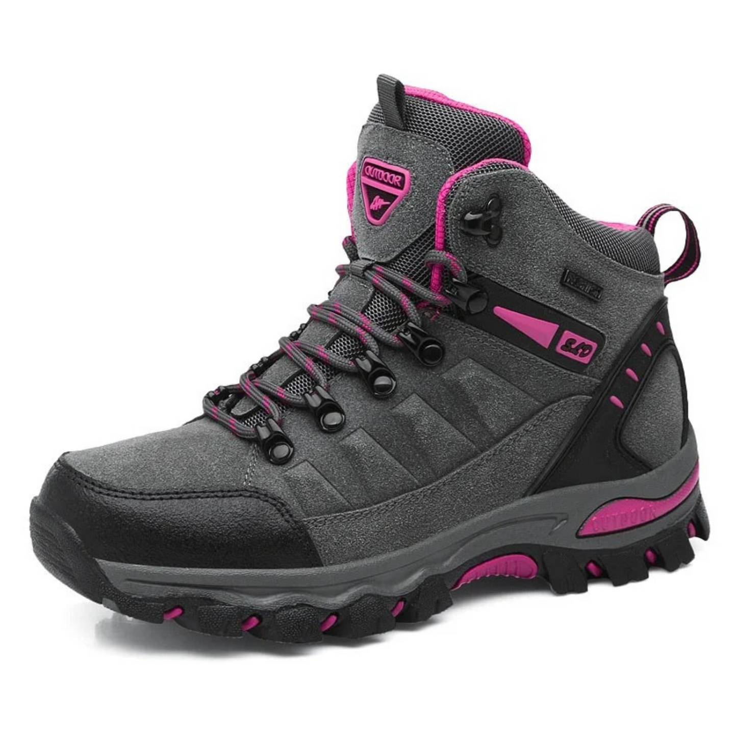 Orthopedische wandelschoenen met vetersluiting – STRAVO TrailStep - Glamorix