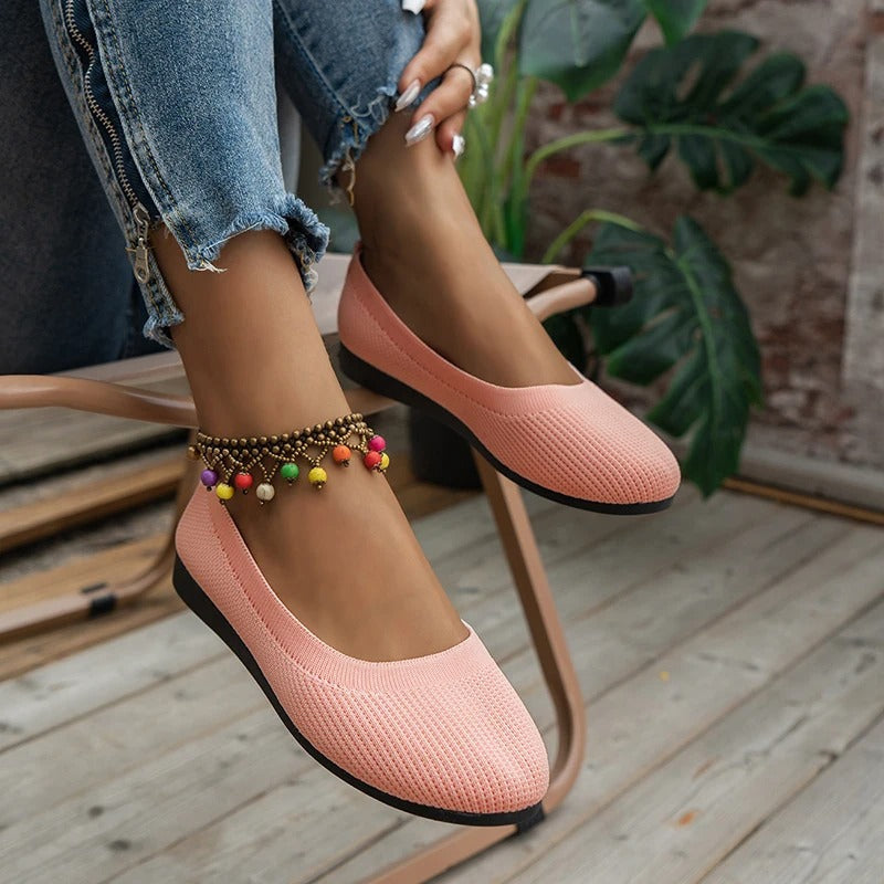 Ademende Antislip Dames Instappers met Stijlvolle Paris Look – ÉLAVINE