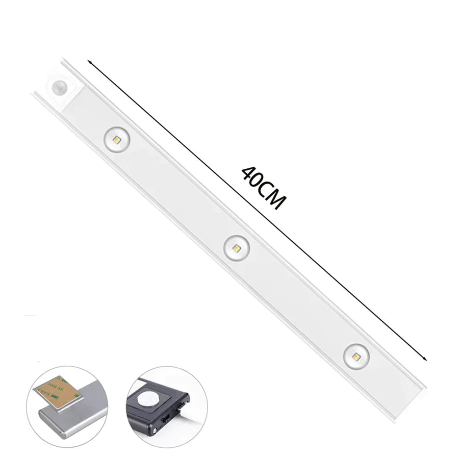 Slimme Draadloze LED Kastverlichting met USB-oplaadfunctie – GlowLine