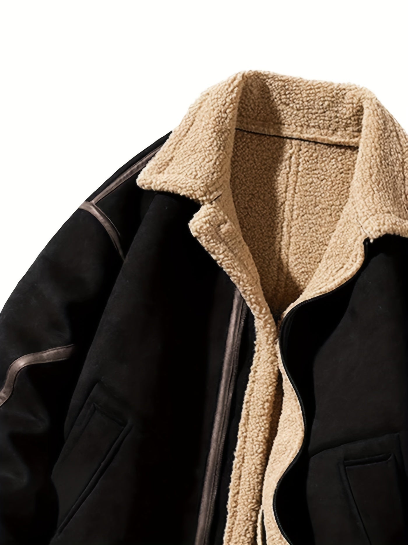 DANTE - Warme herenshearling jas met luxe uitstraling
