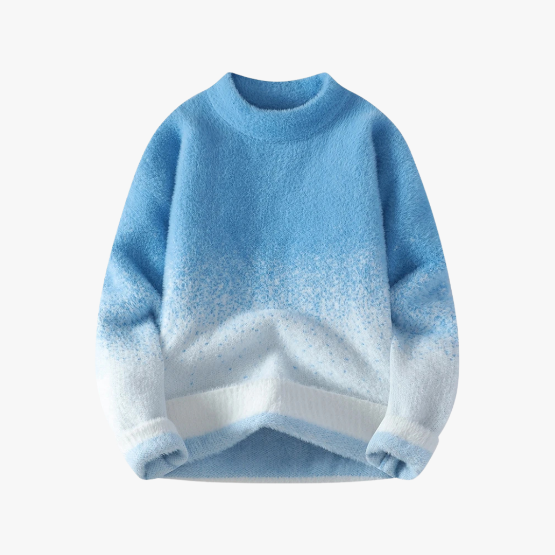 Oversized heren trui met kleurverloop en relaxed design – DRAEVEN - Glamorix